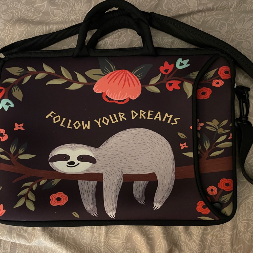 Laptop case with Sloth design